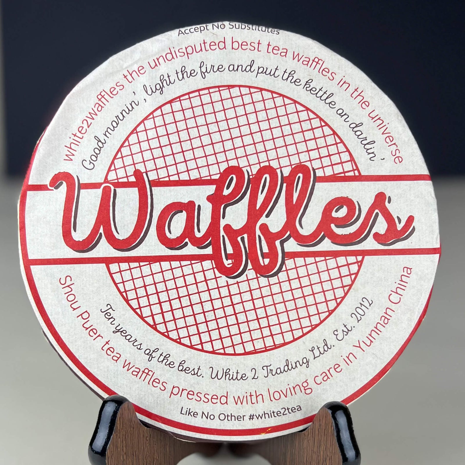 2022 White2Tea Waffles Ripe Puerh
