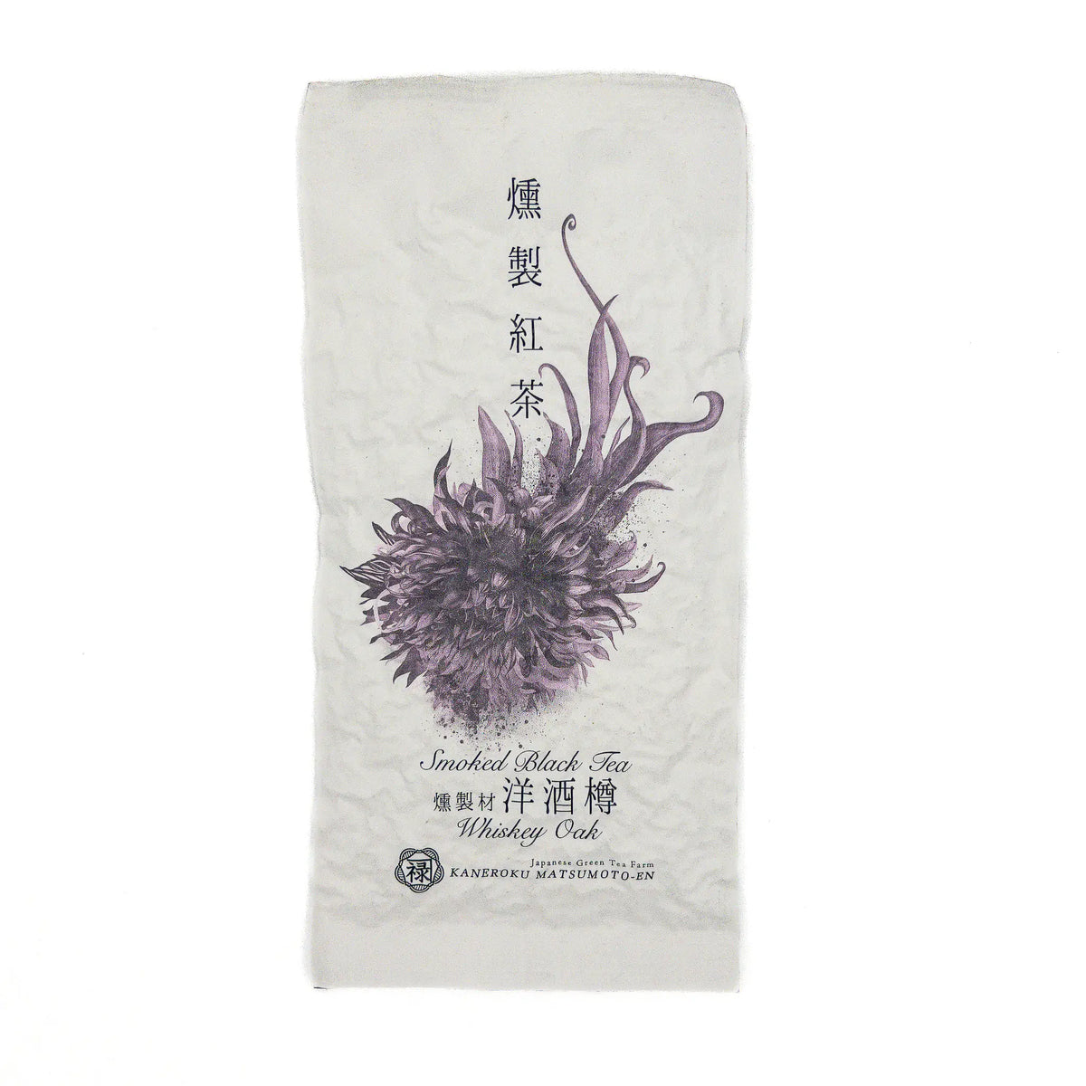 A package of Matsumoto's Whisky Barrel Smoked Black Tea from Japan