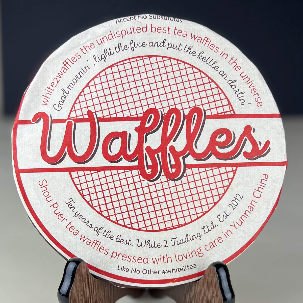 2022 White2Tea Waffles Ripe Puerh